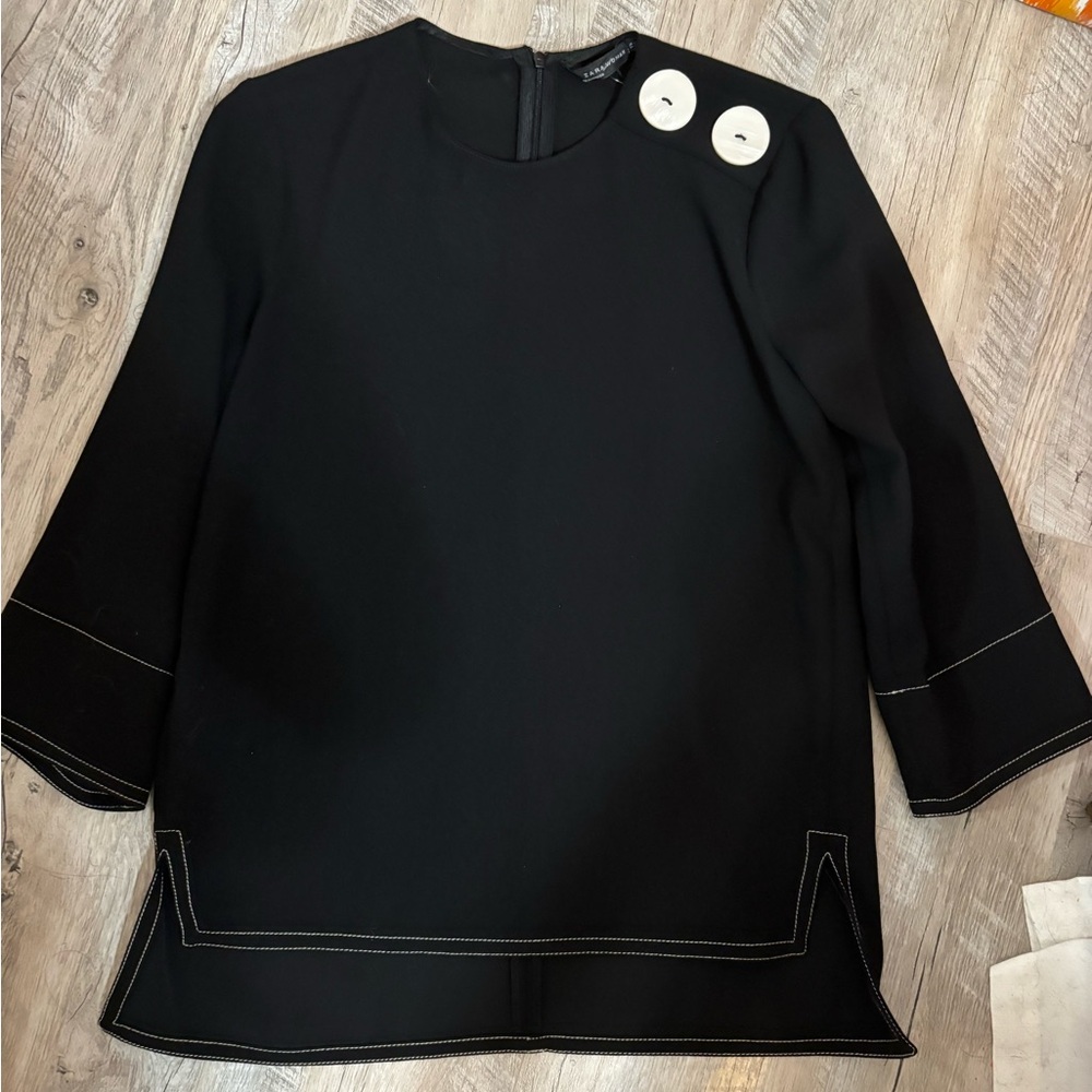 NWT Zara Black Top